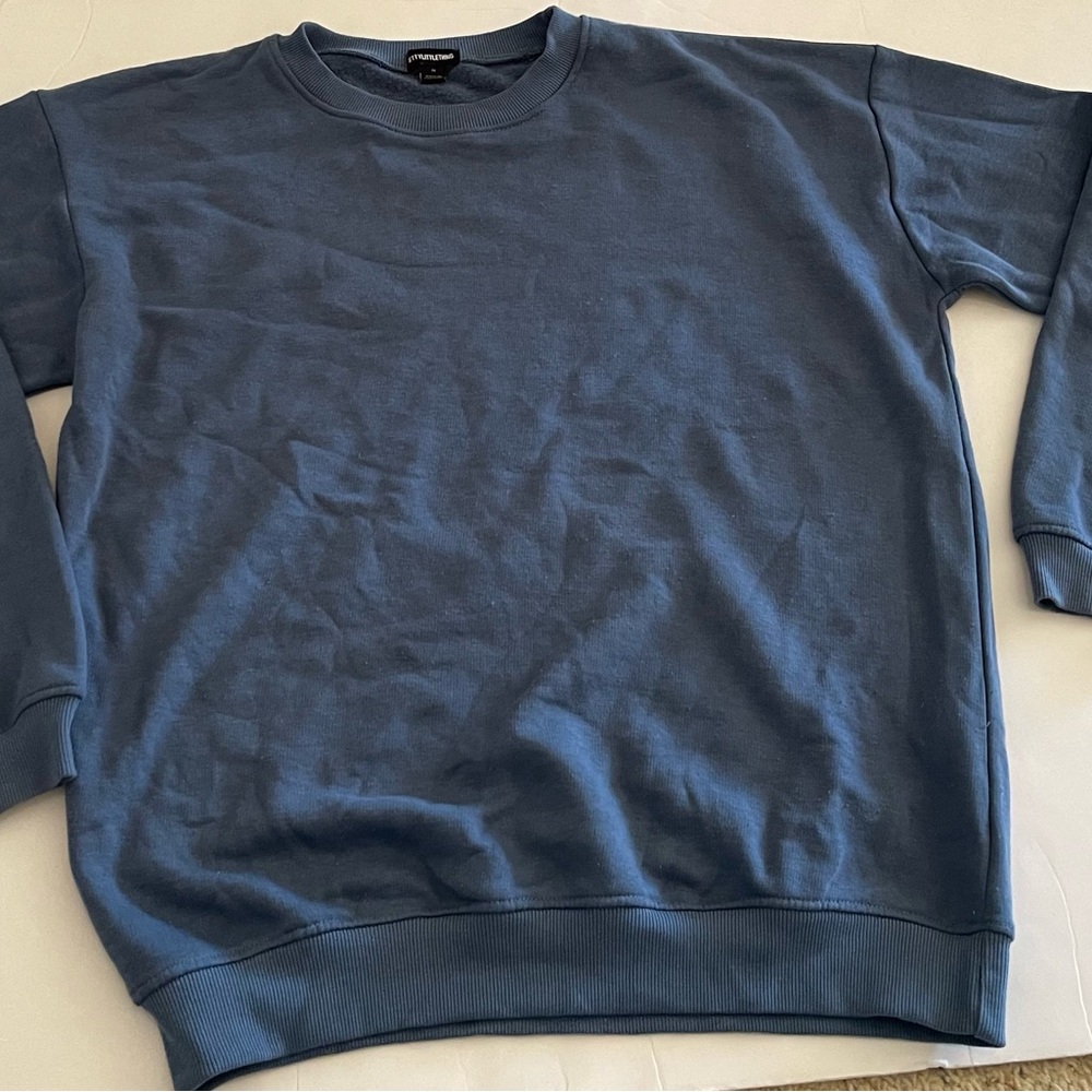 Pretty little Things Soft and Warm Cozy Blue Sweater